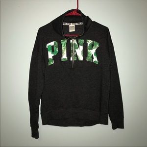 PINK VS Half Zip Pullover